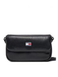 Tommy Jeans Torebka Tjw Pillow Flap Crossover AW0AW16978 Czarny. Czarne listonoszki Tommy Jeans, bez wzorów, z jeansu, bez dodatków. Za 229.99 zł.