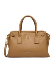 GINO ROSSI Torebka EO-LX20081 Brązowy. Brązowe torebki klasyczne Gino Rossi, bez wzorów, z materiału, bez dodatków. Za 329.99 zł.