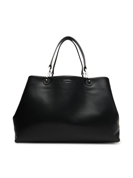 Emporio Armani Torebka EW001001 AF18673 UC001 Czarny. Czarne torebki klasyczne Emporio Armani, bez wzorów, ze skóry, bez dodatków. Za 2,209.00 zł.