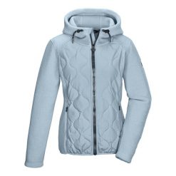 Kurtka polarowa damska Killtec KSW 108 WMN FLC JCKT. Niebieskie kurtki narciarskie Killtec, uniwersalny, bez wzorów, z materiału, z kapturem, narciarskie. Za 399.99 zł.
