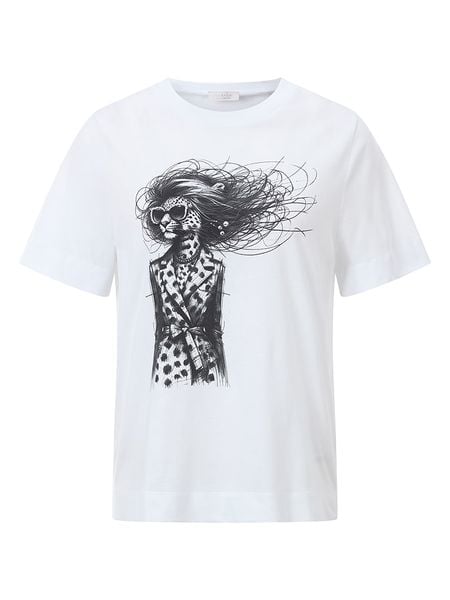 Rich & Royal Koszulka w kolorze białym rozmiar: XL. Białe bluzki Rich & Royal, xl, bez wzorów, bez kołnierzyka, bez ramiączek. Za 78.99 zł.