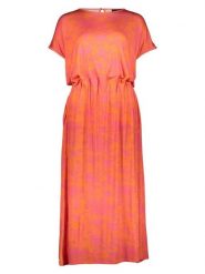 Miss goodlife Sukienka "Pink Jungle" w kolorze koralowo-jasnoróżowym rozmiar: S. Czerwone sukienki miss goodlife, s, bez wzorów, z bawełny, bez kołnierzyka, bez ramiączek, maxi. Za 155.15 zł.