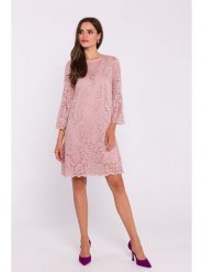 Stylove Sukienka w kolorze jasnoróżowym rozmiar: S. Różowe sukienki Stylove, s, bez wzorów, z koronki, bez kołnierzyka, bez ramiączek, midi. Za 310.45 zł.