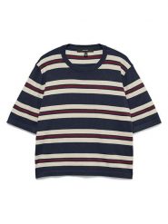 Vero Moda Sweter w kolorze granatowo-kremowym rozmiar: S. Niebieskie swetry Vero Moda, s, bez wzorów, bez ramiączek. Za 55.95 zł.