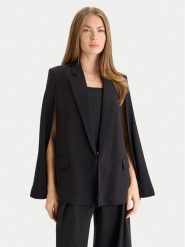 TWINSET Marynarka 252TT2400 Czarny Wide Fit. Czarne marynarki i żakiety Twinset, bez wzorów, z syntetyku. Za 1,459.00 zł.