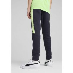 Młodzieżowe spodnie Evostripe PUMA New Navy Blue. Niebieskia spodnie sportowe Puma, m, bez wzorów, z standardowym stanem, trekkingowe. W wyprzedaży za 124.00 zł.