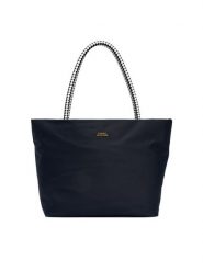 Tommy Hilfiger Torebka Th Marina Hobo/Tote Nylon AW0AW18862 Granatowy. Niebieskie shopper TOMMY HILFIGER, bez wzorów, z materiału, marine, bez dodatków. Za 569.99 zł.
