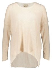 Herrlicher Sweter w kolorze kremowym rozmiar: M. Brązowe swetry Herrlicher, m, bez wzorów, z bawełny, bez ramiączek. Za 100.99 zł.
