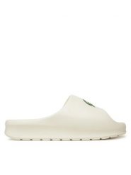Lacoste Klapki 7-48CFA0022 Biały. Białe klapki Lacoste, bez wzorów, z tworzywa sztucznego, bez obcasa. Za 179.99 zł.