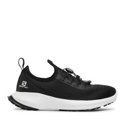 Buty do biegania Salomon. Czarne obuwie sportowe Salomon, bez zapięcia, do biegania. Za 219.99 zł.