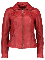 7eleven Skórzana kurtka w kolorze czerwonym rozmiar: 46. Czerwone kurtki 7eleven, bez wzorów, ze skóry, bez kaptura. Za 434.99 zł.