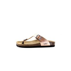 Japonki damskie CMP ECO MYMOSA. Brązowe klapki CMP, bez wzorów, bez obcasa. Za 149.99 zł.
