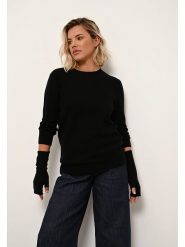 Just Cashmere Kaszmirowy sweter "Janice" w kolorze czarnym rozmiar: M. Czarne swetry Just Cashmere, m, bez wzorów, z kaszmiru, bez ramiączek. Za 283.70 zł.