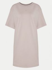 Nike Sukienka codzienna FB3204 Różowy Regular Fit. Czerwone sukienki Nike, na co dzień, bez wzorów, z bawełny, bez kołnierzyka, bez ramiączek, proste. Za 259.99 zł.