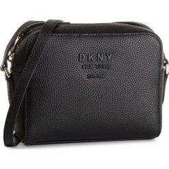 Torebka DKNY - R91EHA77 Blk/Vicuna BVJ. Czarne listonoszki DKNY, bez wzorów, ze skóry, na ramię, bez dodatków. W wyprzedaży za 489.00 zł.