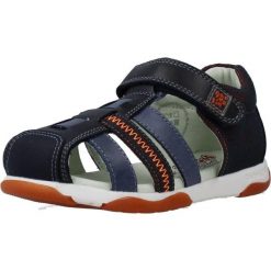 Sandały GARVALIN 202333 Niebieski. Niebieskie sandały Garvalin, bez wzorów, ze skóry, bez obcasa, bez zapięcia. Za 111.99 zł.