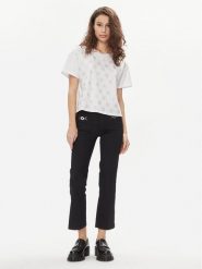 Liu Jo Spodnie materiałowe MA4291 T7144 Czarny Slim Fit. Czarne spodnie materiałowe Liu Jo, bez wzorów, z materiału. Za 209.99 zł.