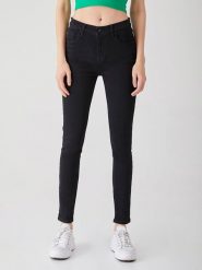 LTB Dżinsy "Amy" - Skinny fit - w kolorze czarnym rozmiar: W26/L32. Czarne jeansy LTB, l, z aplikacjami, z podwyższonym stanem. Za 70.41 zł.