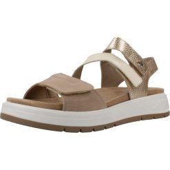Sandały FLUCHOS F2165 Jasnobrązowy. Szare sandały LUCHOS, bez wzorów, ze skóry, bez obcasa, bez zapięcia. Za 336.99 zł.