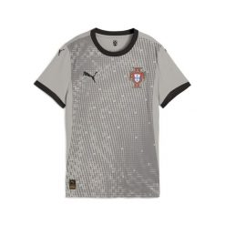 Damska koszulka bramkarska z krótkim rękawem Portugalia 2025 PUMA. Czarne bluzki Puma, m, bez wzorów, sportowe, bez kołnierzyka, bez ramiączek. Za 449.00 zł.