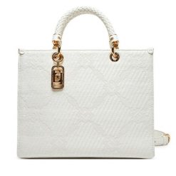 Torba Elisabetta Franchi. Białe torebki klasyczne Elisabetta Franchi, bez wzorów, bez dodatków. Za 1,569.00 zł.