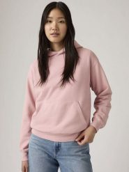Levi's Bluza w kolorze jasnoróżowym rozmiar: S. Różowe bluzy Levi's®, s, bez wzorów, z kapturem. Za 164.95 zł.