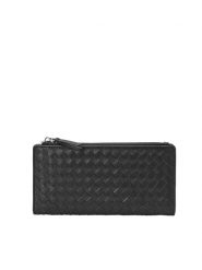 Marc O´Polo Skórzany portfel w kolorze czarnym - 20 x 10 x 2 cm rozmiar: onesize. Czarne portfele bez wzorów, z materiału. Za 270.45 zł.