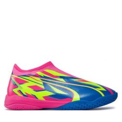 Buty do piłki nożnej Puma. Czerwone obuwie sportowe Puma, bez zapięcia. Za 169.99 zł.