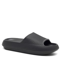 Klapki MEXX. Czarne klapki Mexx, bez wzorów, bez obcasa. Za 69.99 zł.