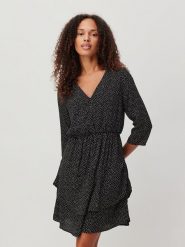 LeGer Sukienka "Mara" w kolorze czarnym rozmiar: 44. Czarne sukienki LeGer, bez wzorów, bez kołnierzyka, bez ramiączek, mini. Za 100.99 zł.