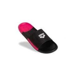 Klapki basenowe sportowe na basen plażę trening unisex Arena Urban. Czarne klapki Arena, bez wzorów, z materiału, bez obcasa. Za 121.98 zł.