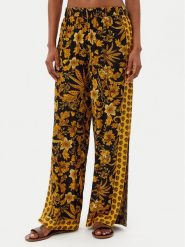 Selmark Spodnie palazzo BM275 Czarny Relaxed Fit. Czarne spodnie materiałowe Selmark, m, bez wzorów, z materiału. Za 149.99 zł.