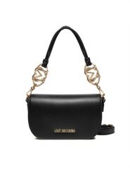 LOVE MOSCHINO Torebka JC4049PP1MLF0000 Czarny. Czarne torebki klasyczne Love Moschino, bez wzorów, ze skóry, bez dodatków. Za 489.99 zł.