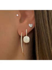 Les Petites Précieuses Srebrne kolczyki-wkrętki rozmiar: onesize. Szare kolczyki Les Petites Précieuses, z cyrkonią, srebrne. Za 43.99 zł.