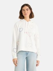 LIEBLINGSSTÜCK Bluza "Air" w kolorze białym rozmiar: L. Białe bluzy LIEBLINGSSTÜCK, l, bez wzorów, z kapturem. Za 298.67 zł.