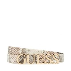 Pasek Guess. Brązowe paski Guess, z aplikacjami. Za 234.99 zł.