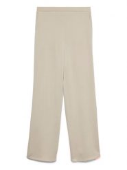 Vero Moda Spodnie w kolorze szarobrązowym rozmiar: XL. Brązowe spodnie materiałowe Vero Moda, xl, bez wzorów, z materiału. Za 139.95 zł.