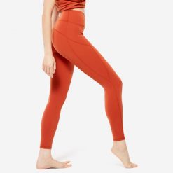 Legginsy do jogi damskie Kimjaly Premium. Brązowe legginsy KIMJALY, l, bez wzorów, z elastanu. W wyprzedaży za 149.99 zł.