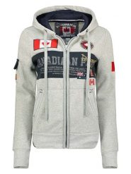 Canadian Peak Bluza "Fipeak" w kolorze szarym rozmiar: XL. Szare bluzy Canadian Peak, xl, bez wzorów, bez kaptura. Za 122.09 zł.