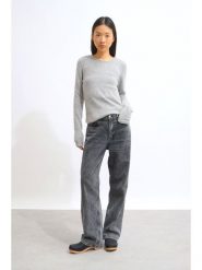 AUTHENTIC CASHMERE Kaszmirowy sweter "Ivy" w kolorze szarym rozmiar: M. Szare swetry AUTHENTIC CASHMERE, m, bez wzorów, z kaszmiru, bez ramiączek. Za 456.99 zł.