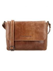 HIDE & STITCHES Skórzana torebka w kolorze jasnobrązowym - 25 x 19 x 7 cm rozmiar: onesize. Brązowe torby na ramię HIDE & STITCHES, bez wzorów, z materiału, na ramię, bez dodatków. Za 217.99 zł.