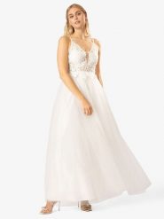 APART Sukienka w kolorze białym rozmiar: 34. Białe sukienki Apart, bez wzorów, z koronki, bez kołnierzyka, bez ramiączek, maxi. Za 217.99 zł.