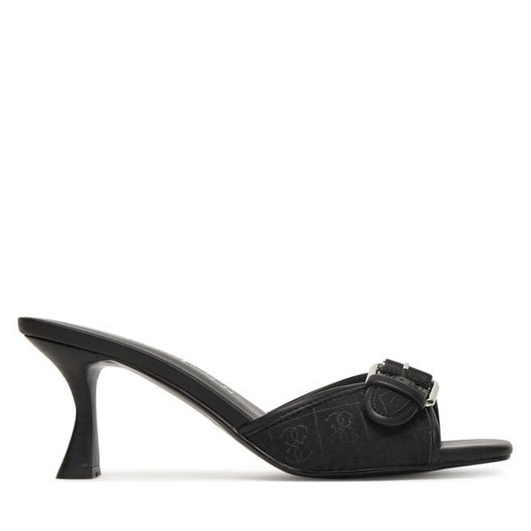 Klapki Guess. Czarne klapki Guess, z aplikacjami, bez obcasa. Za 471.99 zł.