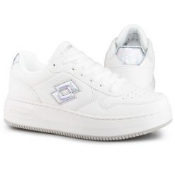 Buty damskie sportowe klasyczne Lotto PALIOT PF GC. Białe obuwie sportowe Lotto, bez zapięcia, trekkingowe. Za 139.00 zł.