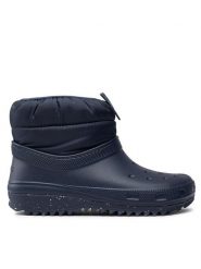 Crocs Botki Classic Neo Puff Shorty Boot W 207311 Granatowy. Niebieskie botki Crocs, bez wzorów, z tworzywa sztucznego, bez obcasa, na płaskiej podeszwie, bez zapięcia. Za 389.99 zł.