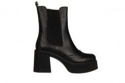 Botki Bayla-200 151 H22K7388 01 200024, Czarny, Skóra naturalna - 38. Czarne botki Bayla, na zimę, bez wzorów, ze skóry, za kostkę, bez obcasa, bez zapięcia. W wyprzedaży za 269.10 zł.