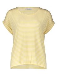 ONLY Koszulka "Moster" w kolorze żółto-białym rozmiar: S. Żółte bluzki Only, s, bez wzorów, bez kołnierzyka, bez ramiączek. Za 60.99 zł.