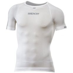 Letni podkoszulek rowerowy TS1L BT. Białe bielizna sportowa SIXS, l, bez wzorów, ze skóry. Za 290.50 zł.