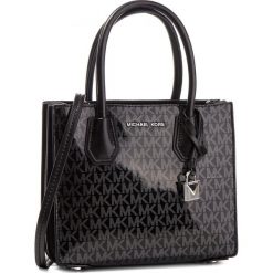 Torebka MICHAEL MICHAEL KORS - Mercer 30H8SM9M8B Blk/Silver. Czarne torebki klasyczne MICHAEL Michael Kors, bez wzorów, ze skóry ekologicznej, bez dodatków. W wyprzedaży za 659.00 zł.