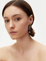 Guess Kolczyki JUBE05 091JW Złoty. Żółte kolczyki Guess, metalowe. Za 189.99 zł.